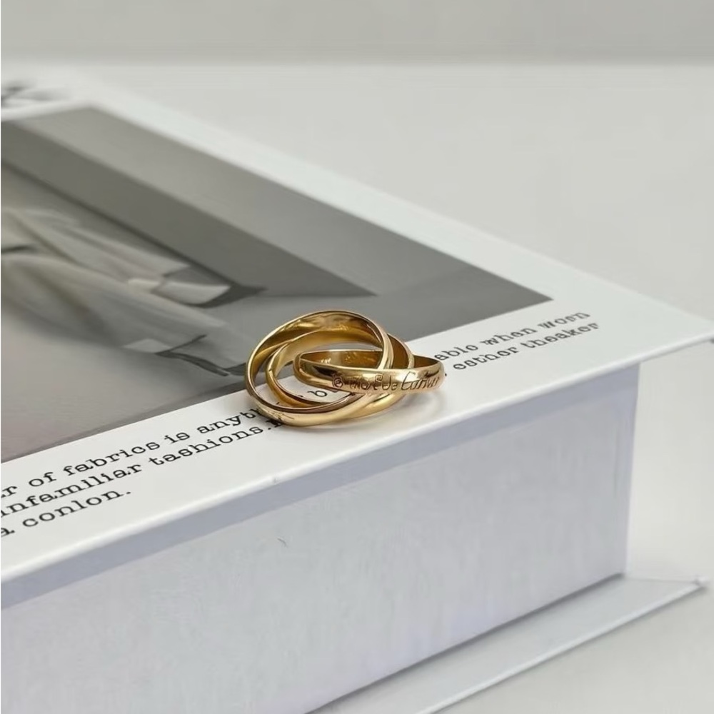 Vintage Cartier Trinity - EU 52 / US 6